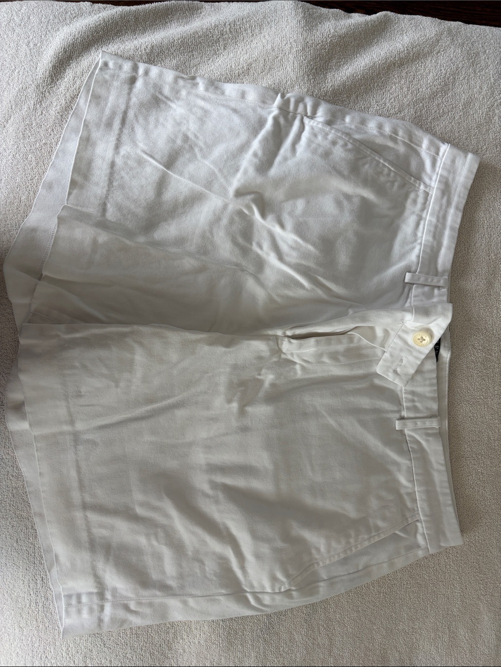 Lauren Ralph Lauren White Cotton Bermuda Shorts